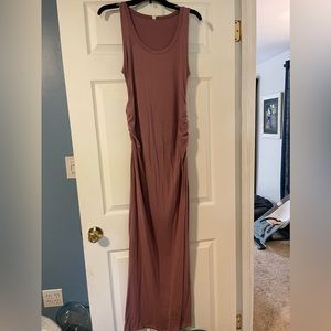 Maternity maxi dress